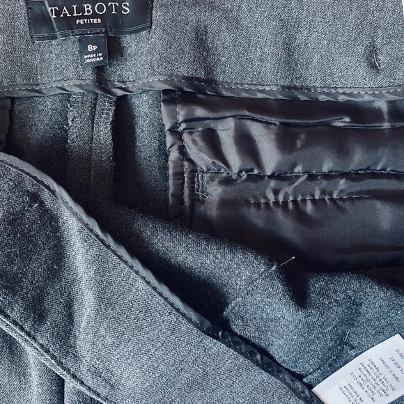 Talbots Petites Tailored Slacks , Women Tailored Trousers , Casual Career Pants - Picture 4 of 12